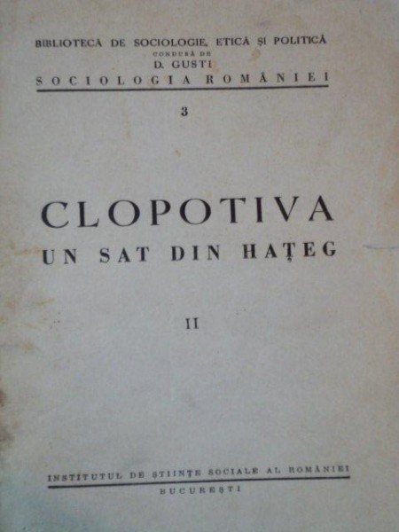 CLOPOTIVA UN SAT DIN HATEG II