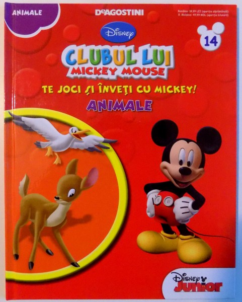 CLUBUL LUI MICKEY MOUSE , TE JOCI SI INVETI CU MICKEY ! ANIMALE , 2013
