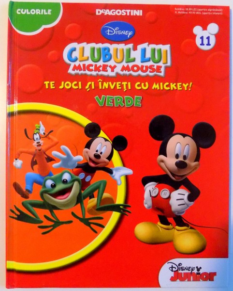 CLUBUL LUI MICKEY MOUSE , TE JOCI SI INVETI CU MICKEY ! VERDE , 2013