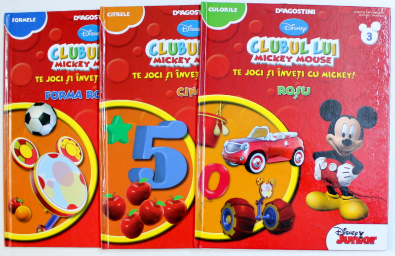 CLUBUL LUI MICKEY MOUSE - TE JOCI SI INVETI CU MICKEY !  , VOL. I - III , 2013