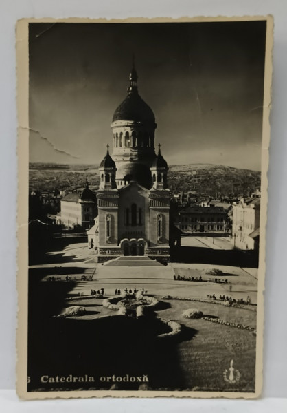 CLUJ , CATEDRALA ORTODOXA , FOTOGRAFIE FORMAT CARTE POSTALA  , 1940