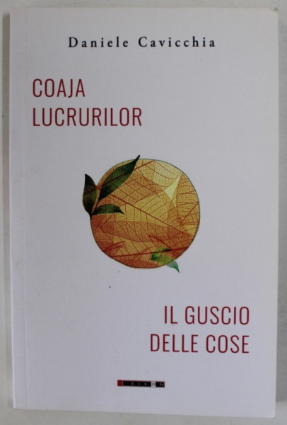 COAJA LUCRURILOR / IL GUSCIO DELLE COSE , VERSURI de DANIELE CAVICCHIA , 2021, EDITIE BILINGVA ROMANA - ITALIANA