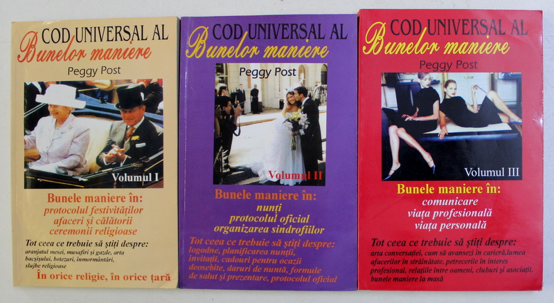 COD UNIVERSAL AL BUNELOR MANIERE VOL. I - III de PEGGY POST