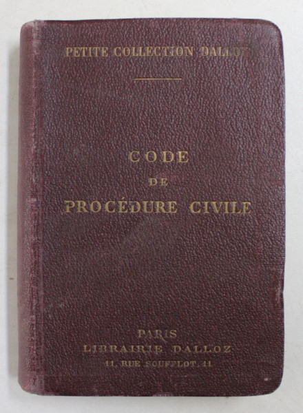 CODE DE PROCEDURE CIVILE  ANNOTE D'APRES LA DOCTRINE ET LA JURISPRUDENCE par GASTON GRIOLET et CHARLES VERGE , 1925