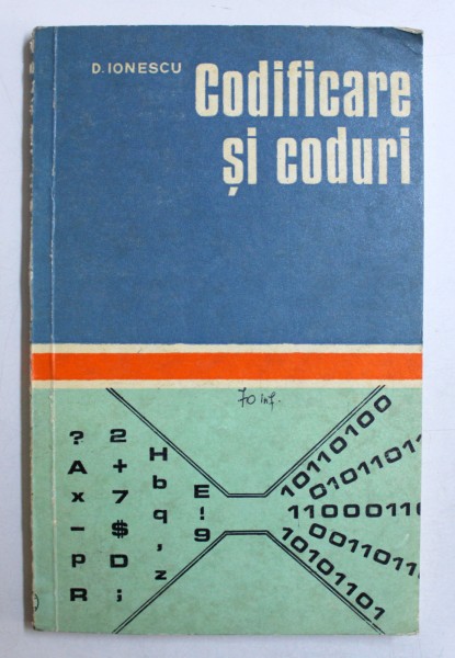 CODIFICARE SI CODURI de D. IONESCU , 1981