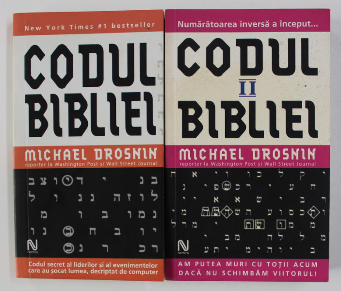 CODUL BIBLIEI de MICHAEL DROSNIN, VOLUMELE I - II , 2005