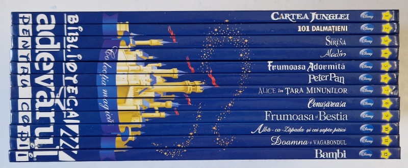 COLECTIA DISNEY CLASIC , VOLUMELE I - XII , 2009 *BIBLIOTECA ADEVARUL PENTRU COPII