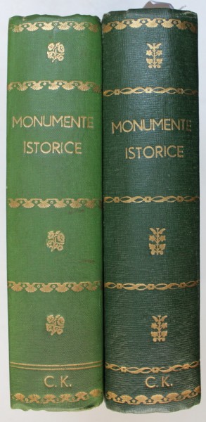 COLECTIA " MONUMENTELE PATRIEI NOASTRE " , COLEGAT DE 17 NUMERE , VOL. I - II , 1963 - 1968