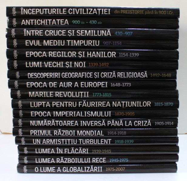 COLECTIA READER ' S DIGEST , ISTORIA ILUSTRATA A LUMII , SET DE 17 VOLUME , 2010 - 2014