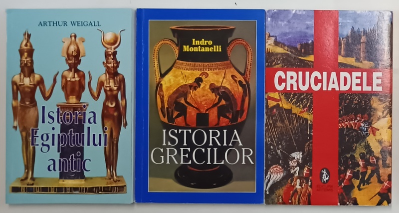 COLECTIA REPERE ISTORICE ( ISTORIA GRECILOR , ISTORIA EGIPTULUI ANTIC , CRUCIADELE ) , 2002