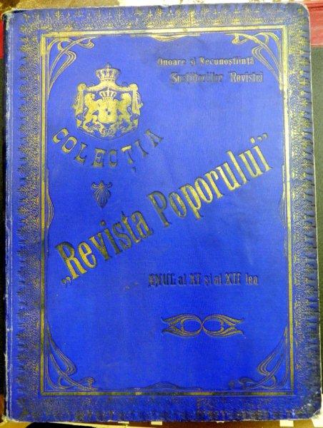 Colectia revista poporului anul XI-XII  1902
