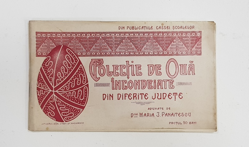 COLECTIE DE OUA INCONDEIATE DIN DIFERITE JUDETE adunate de Dna MARIA I. PANAITESCU