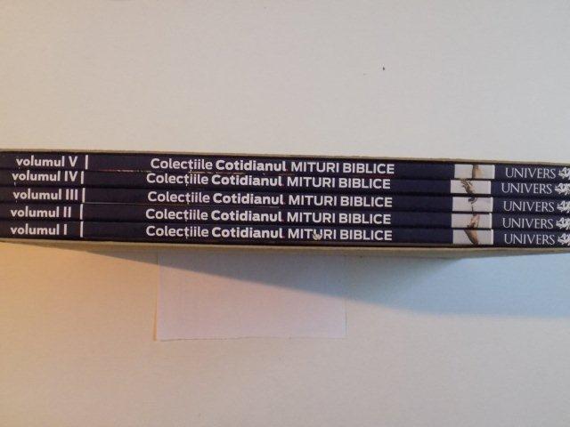 COLECTIILE COTIDIANUL , MITURI BIBLICE , LOCURI SI POVESTI DIN VECHIUL SI NOUL TESTAMENT , IN PESTE 300 DE REPREZENTARI ARTISTICE , VOL. I - V de GIANNI GUADALUPI , 2003 , MINIMA UZURA