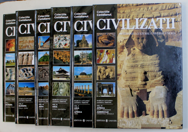 COLECTIILE ' COTIDIANUL ' , SERIA ' CIVILIZATII ' , VOLUMELE I - VI , 2004