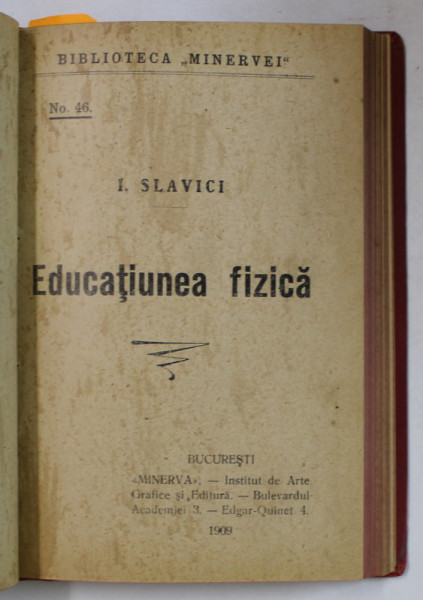 COLEGAT DE TREI CARTI DE PEDAGOGIE , IOAN  SLAVICI , 1909 , VEZI DESCRIERE !