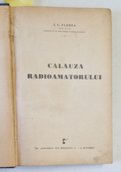 COLEGAT DE TREI CARTI PENTRU RADIOMATORI , AUTORI ROMANI SI STRAINI , 1938