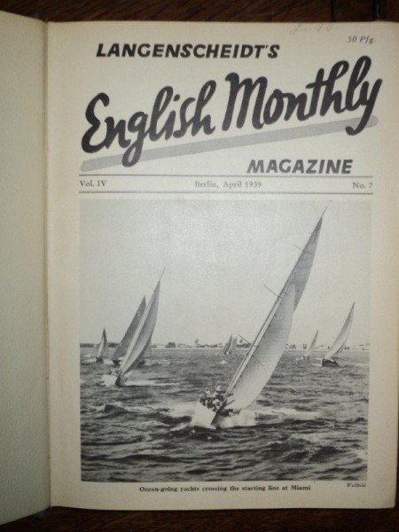 Coligat revista English Monthly 1939 - 1942
