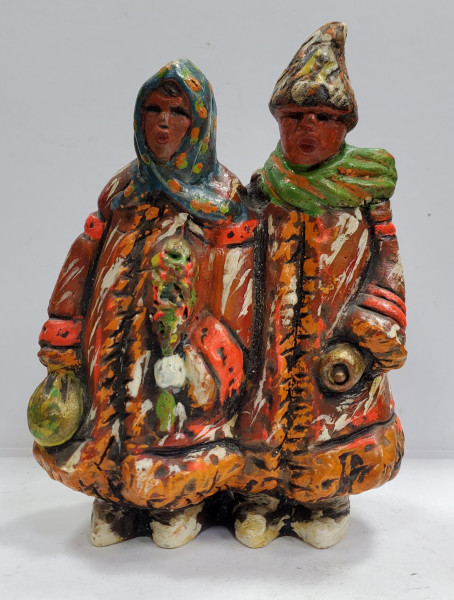 Colindatori, Ceramica pictata manual, Secol XX