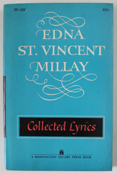 COLLECTED LYRICS OF EDNA ST. VINCENT MILLAY , 1959