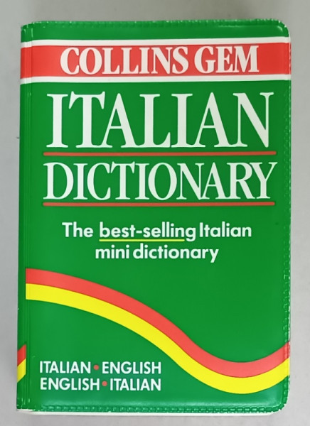 COLLINS GEM , ITALIAN DICTIONARY , ITALIAN - ENGLISH / ENGLISH - ITALIAN , FORMAT DE BUZUNAR , 1996