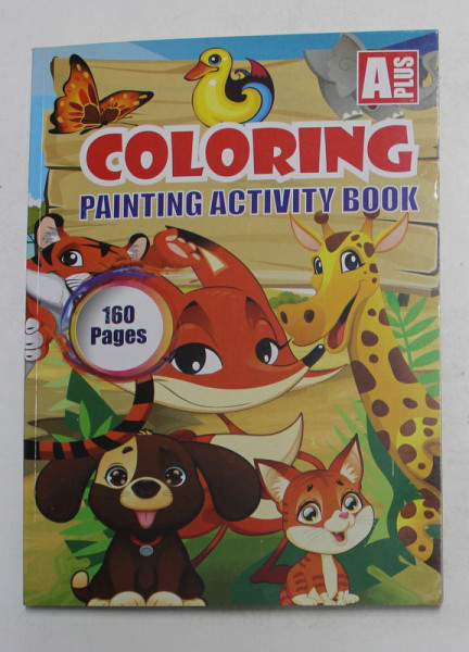 COLORING PAINTING ACTIVITY BOOK , A PLUS , CARTE DE COLORAT , ANII '2000