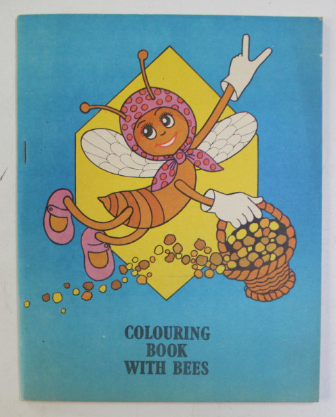 COLOURING BOOK WITH BEES , CARTE DE COLORAT