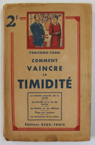COMMENT VAINCRE LA TIMIDITE par YORITOMO - TASHI , 1932