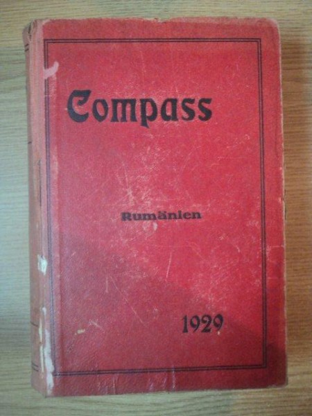 COMPASS, ANUARUL FINANCIAR 1929, BERLIN, LEIPZIG, WIEN, 1929