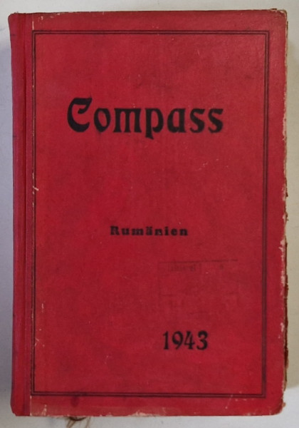 COMPASS , ANUARUL FINANCIAR , ROMANIA , 1943