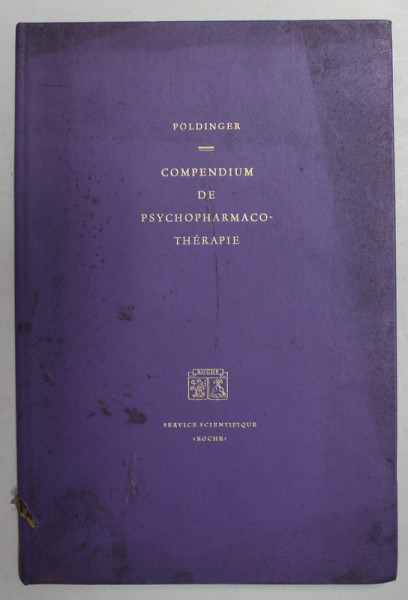 COMPENDIUM DE PSYCHOPHARMACOTHERAPIE par WALTER POLDINGER , 1967
