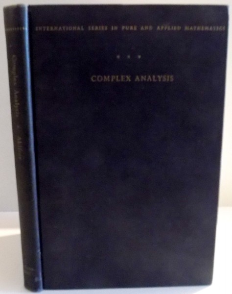 COMPLEX ANALYSIS de LARS V. AHLFORS , 1953