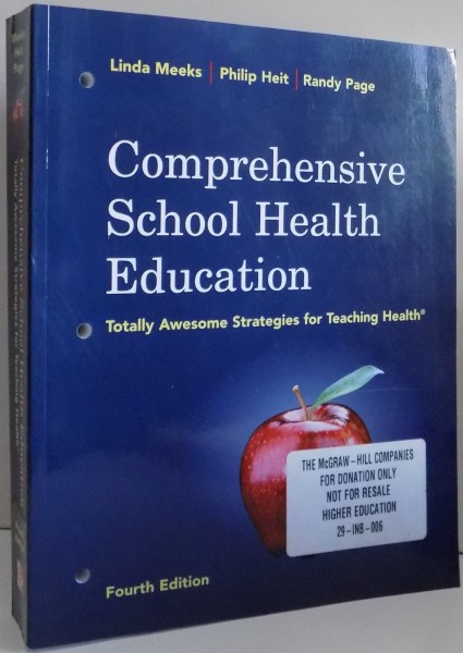 COMPREHENSIVE SCHOOL HEALTH EDUCATION by LINDA MEEKS...RANDY PAGE , 1992