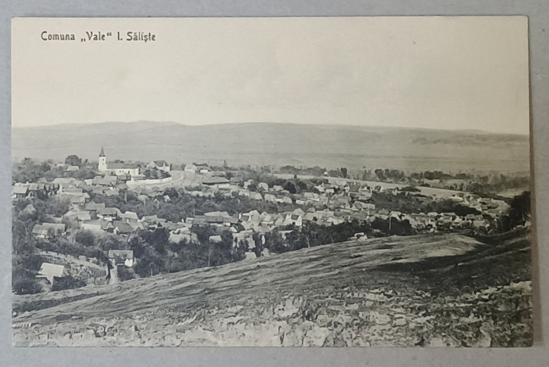COMUNA ' VALE ' LANGA SALISTE , CARTE POSTALA , INTERBELICA