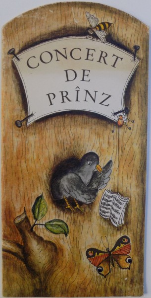 CONCERT DE PRANZ  - O CARTE MUZICALA PENTRU COPII , texte de MONIKA EHRHARDT , ilustratii de GABRIELE LAST , muzica de REINHARD LAKOMY , 1982