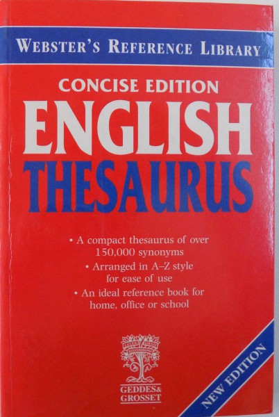 CONCISE EDITION ENGLISH THESAURUS , 2003