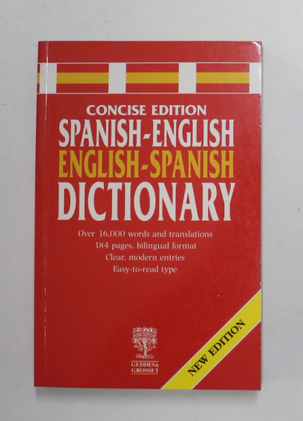 CONCISE EDITION SPANISH - ENGLISH / ENGLISH - SPANISH DICTIONARY , 2002