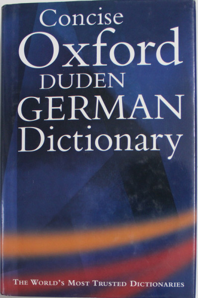 CONCISE OXFORD DUDEN GERMAN DICTIONARY , 2005 , THIRD EDITION , GERMAN -ENGLISH , ENGLISH -GERMAN