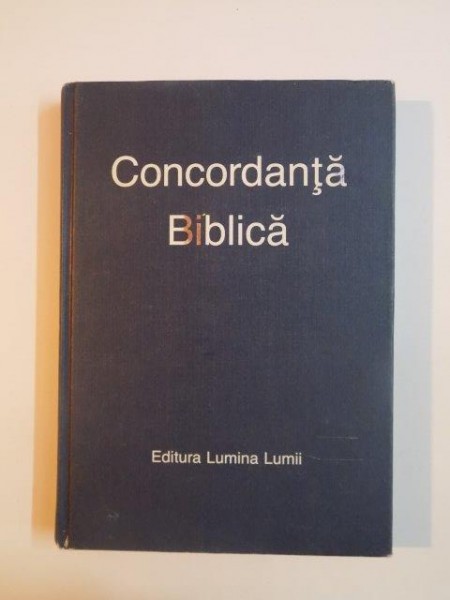 CONCORDANTA BIBLICA 1993