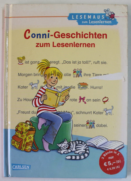 CONNI - GESCHICHTEN ZUM LESENLERNEN  ( POVESTI PENTRU CEI CARE INVATA SA CITEASCA ) TEXT IN LB. GERMANA , 2010