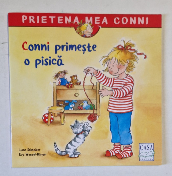 CONNI PRIMESTE O PISICA de  LIANE SCHEIDER si EWA WENZEL - BURGER , 2020