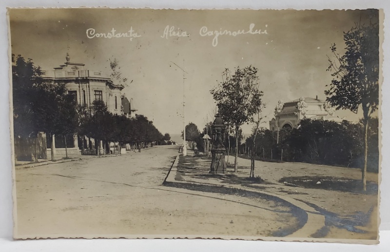 CONSTANTA , ALEEA CAZINOULUI , CARTE POSTALA , 1933