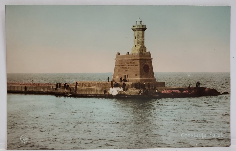 CONSTANTA . FARUL , CARTE POSTALA , INTERBELICA