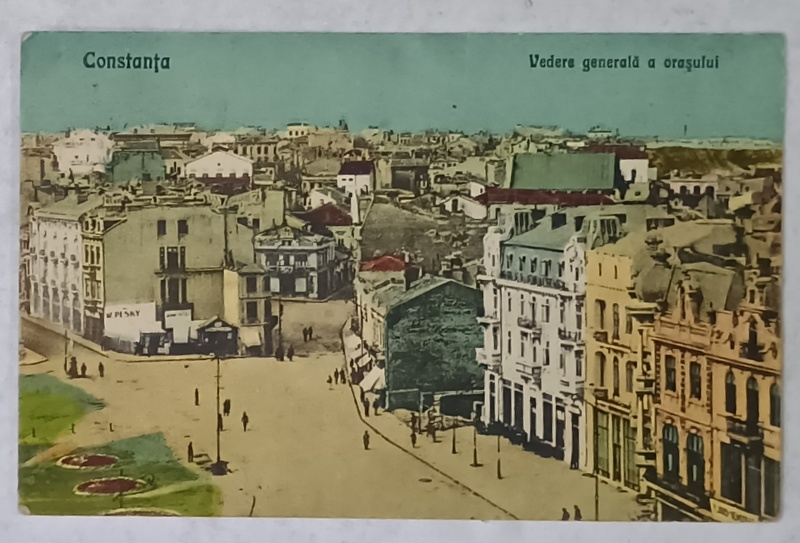 CONSTANTA , VEDERE GENERALA A ORASULUI , CARTE POSTALA ILUSTRATA , 1929
