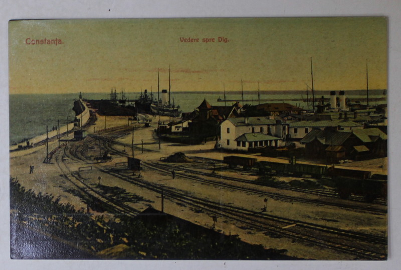 CONSTANTA , VEDERE SPRE DIG , CARTE POSTALA , INCEPUT DE SECOL XX