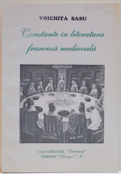 CONSTANTE IN LITERATURA FRANCEZA MEDIEVALA , 1997
