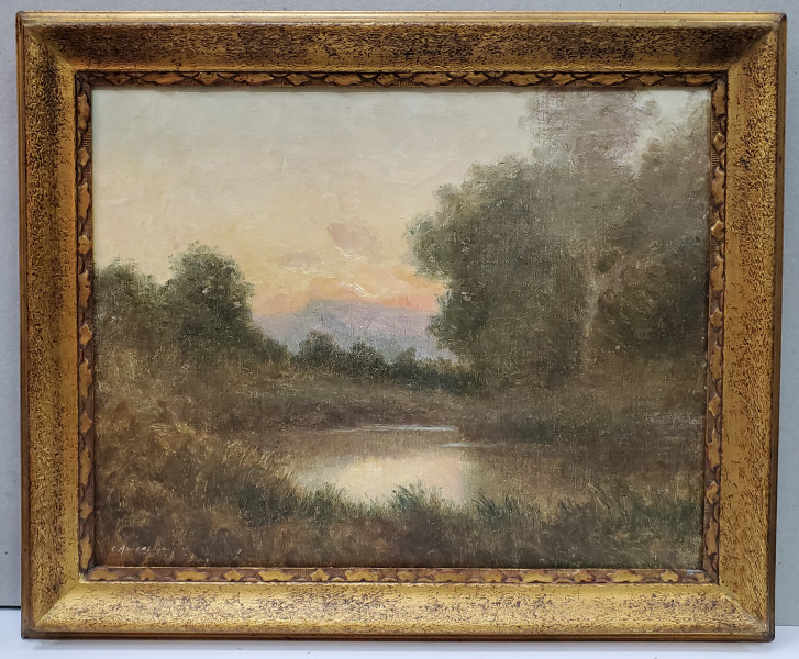 Constantin Aricescu (1861-1933) - Peisaj cu lac