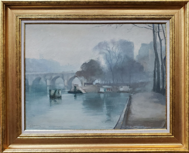 Constantin Isachie Popescu (1888 – 1967) - Paris, Pod peste Sena