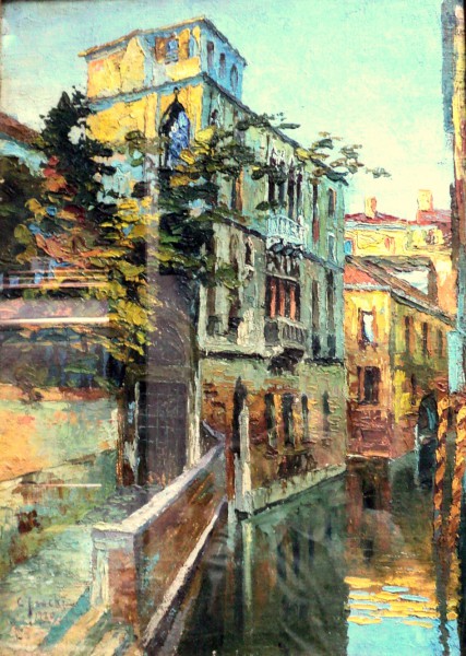 Constantin Isachie Popescu (1888 -1967), Peisaj venetian