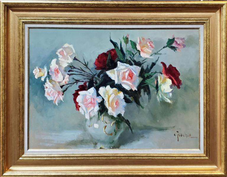 Constantin Isachie Popescu (1888 – 1967) - Vas cu trandafiri