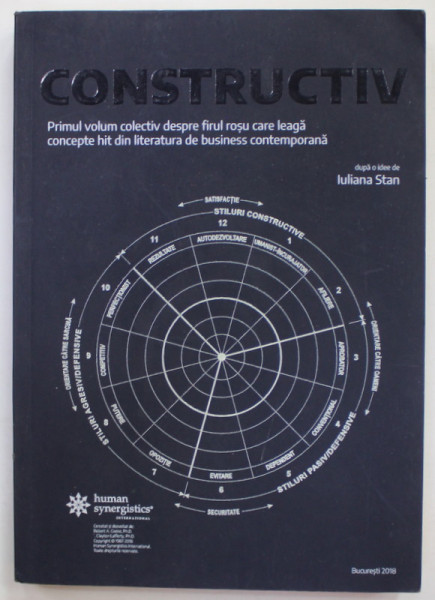 CONSTRUCTIV , dupa o idee de IULIANA STAN ...DESPRE FIRUL ROSU CARE LEAGA CONCEPTE HIT DIN LITERATURA DE BUSINESS CONTEMPORANA , 2018
